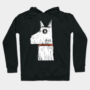 White Terrier Dog Hoodie